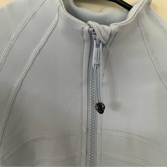 Lululemon athletica W4AWK define jacket light baby blue full zip athletic Sz 12 - Picture 2 of 12